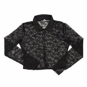 H&M Women Black Lace Top